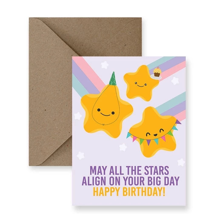 Stars Align Birthday Card