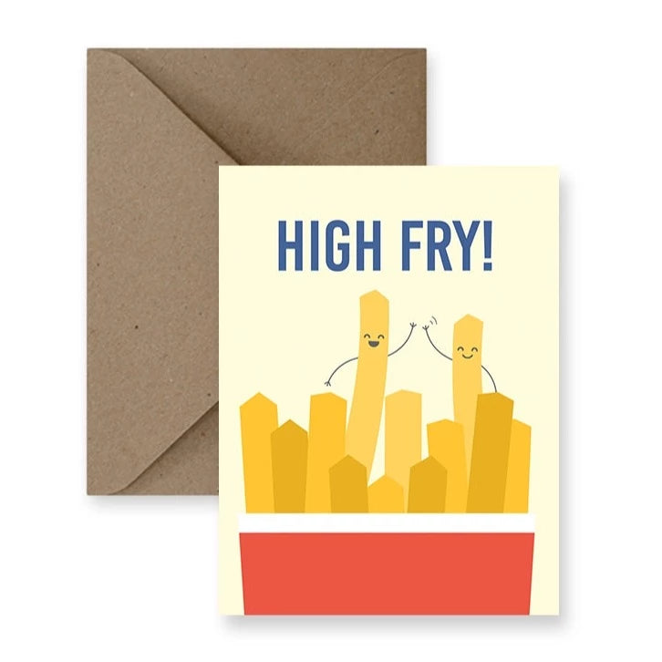 High Fry! Congrats Greeting Card