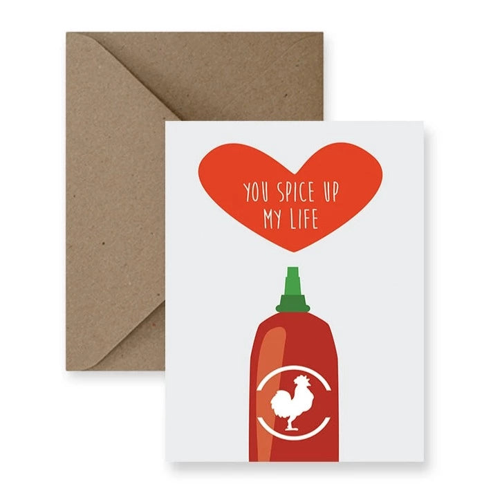 You Spice Up My Life Love Card