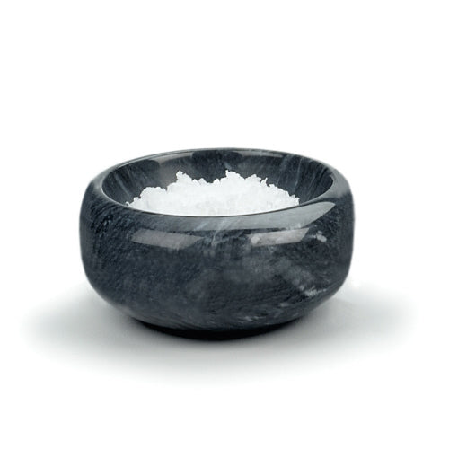 Herb and Salt Bowl - Black Marble