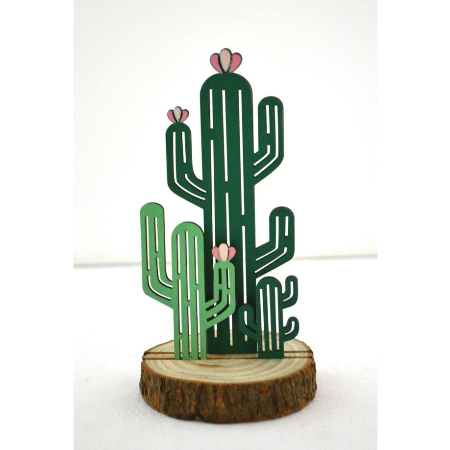 Wooden Cactus