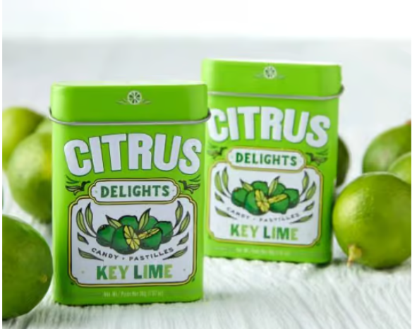 Citrus Delights Candy Tin