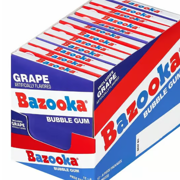 Bazooka Bubble Gum - 1.5 oz