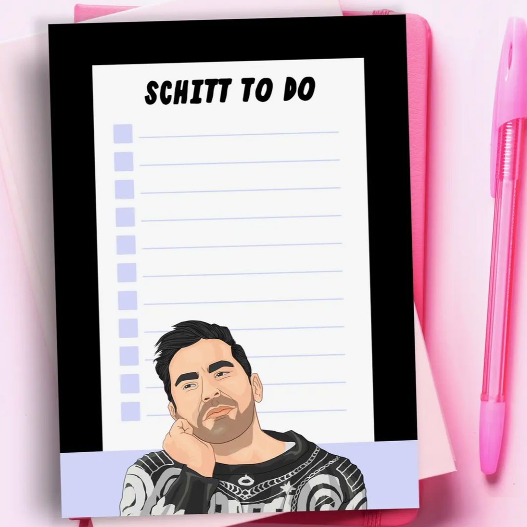 Schitt's Creek Funny To Do List Notepad