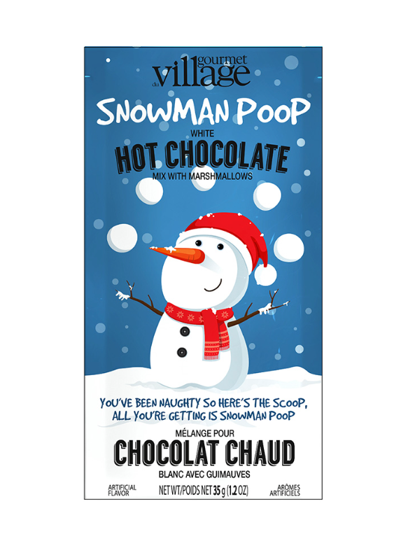 Snowman Poop White Hot Chocolate