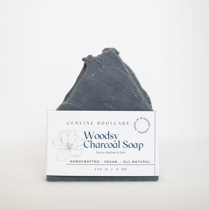 Woodsy Charcoal Soap Bar