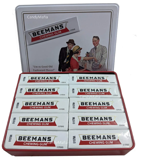 Beeman's Gum - Retro Christmas Tin