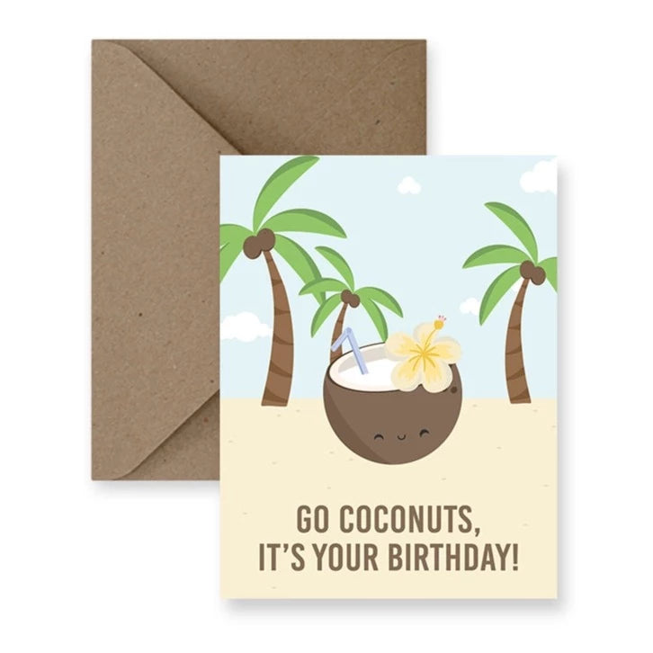 Go Coconuts Birthday Card